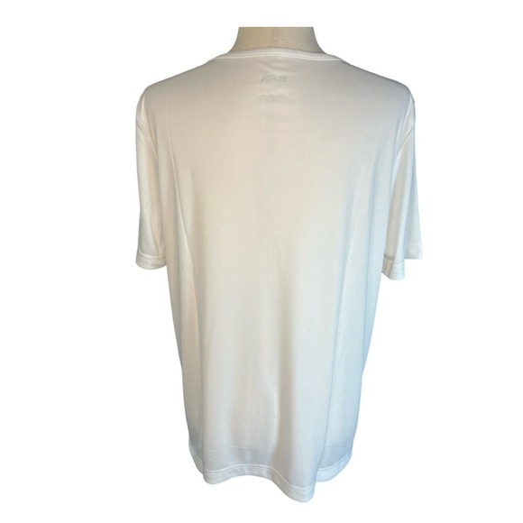 NWOT Blair Curved Hem White Tee & Elastic Waist Purple Pedal Pushers, Medium - Picture 4 of 16